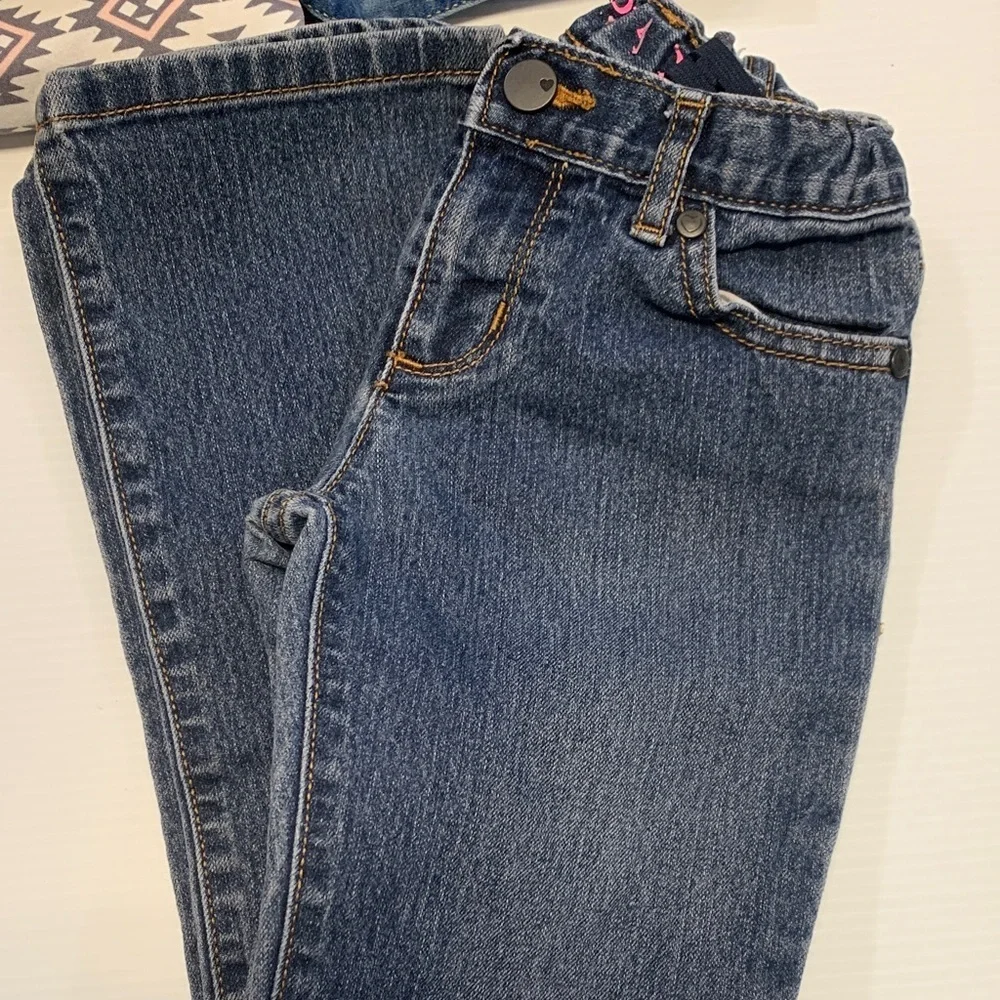Bundle Deal- The Children's Place Burgundy and Blue Skinny Jeans